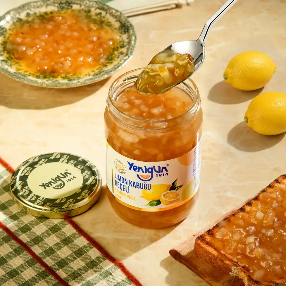 Yenigün Gold Seri Limon Çiçeği Reçeli %65 Meyve 400 Gr
