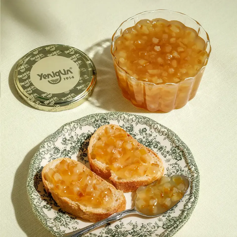 Yenigün Gold Seri Limon Çiçeği Reçeli %65 Meyve 400 Gr