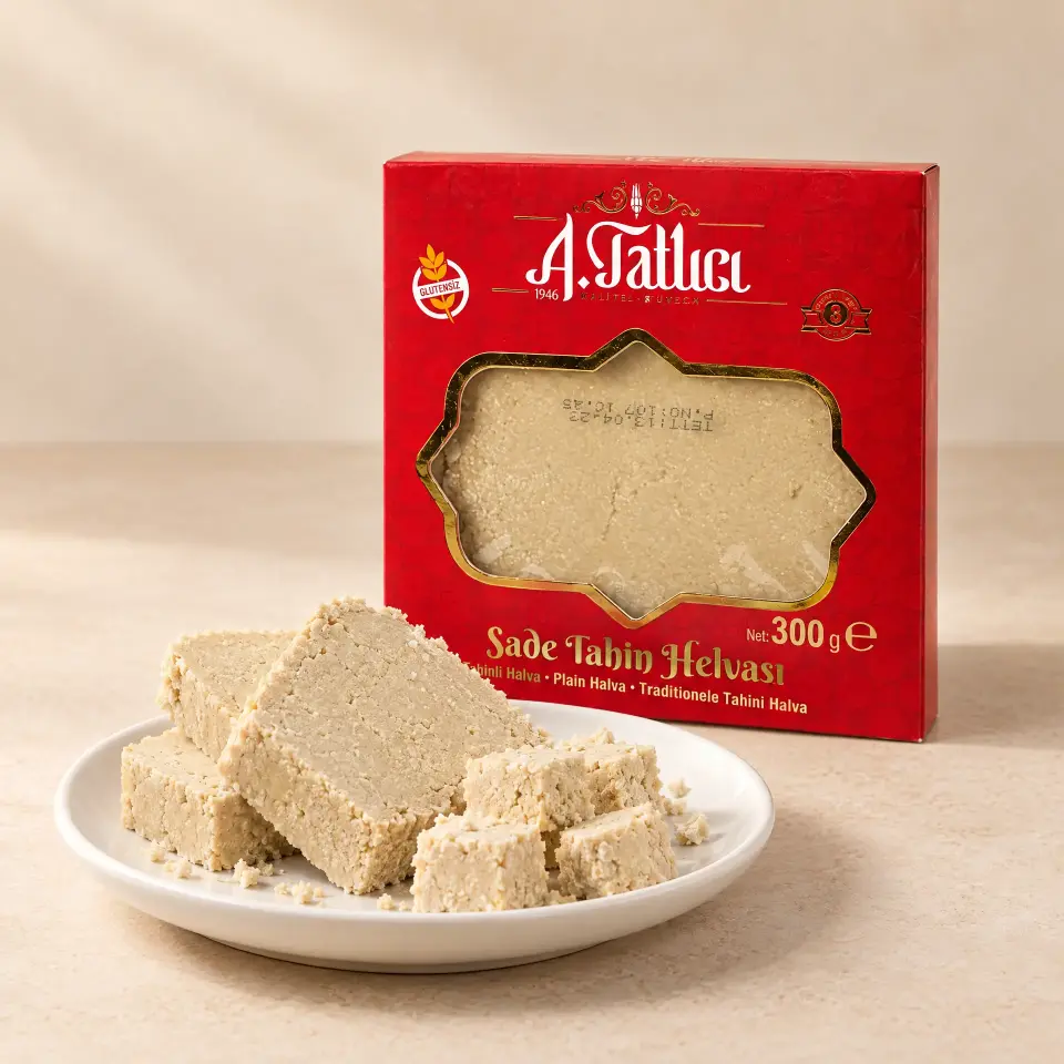 Abdullah Tatlıcı Sade Tahin Helvası 300gr
