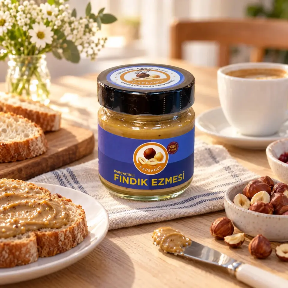 Kapeanut Parçacıklı Fındik Ezmesi %50 Fındık 200gr