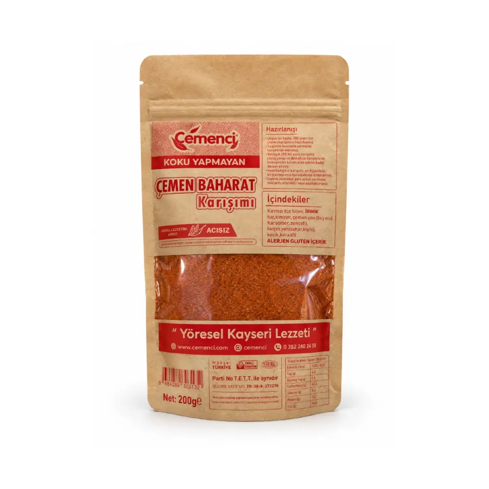 Çemenci Çemen Baharat Karışımı Acısız 200gr