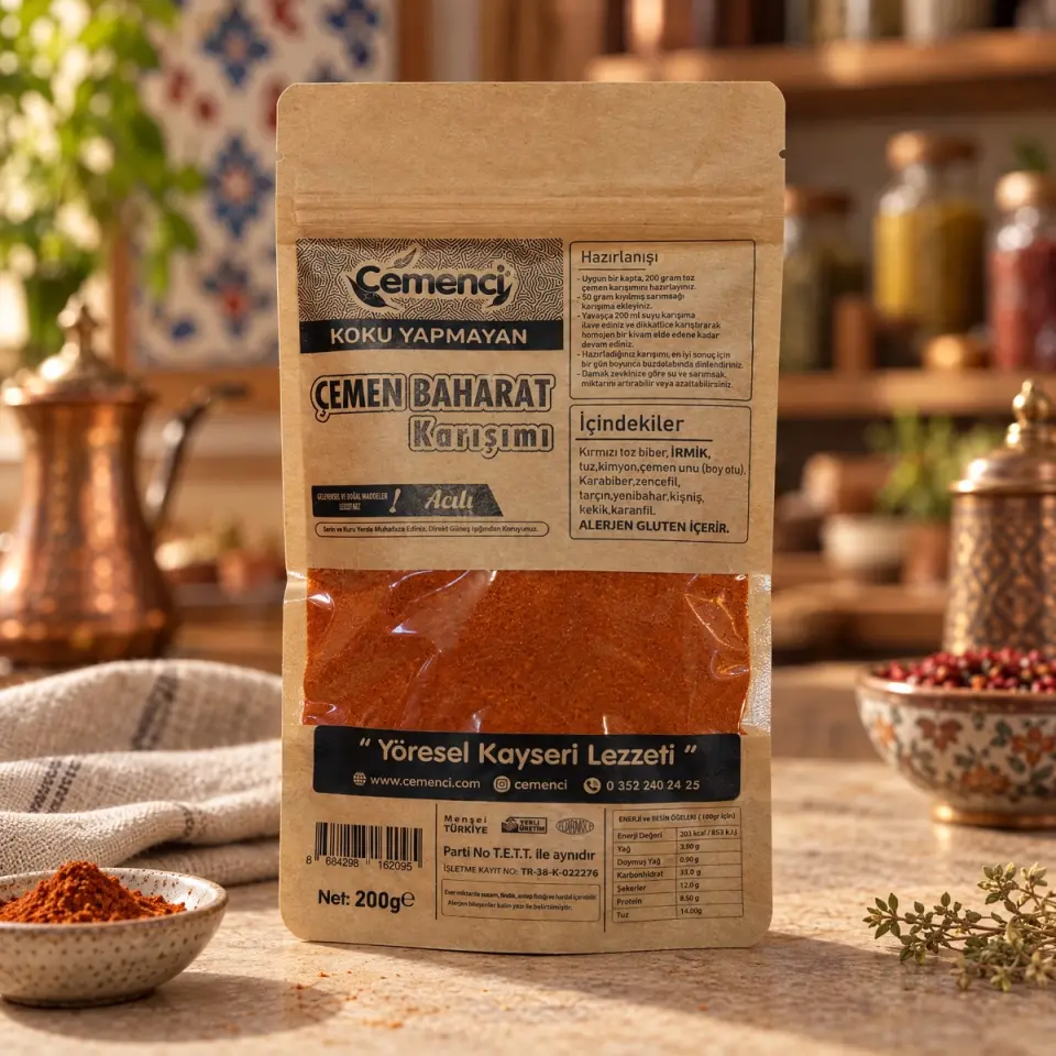 Çemenci Çemen Baharat Karışımı Acılı 200gr