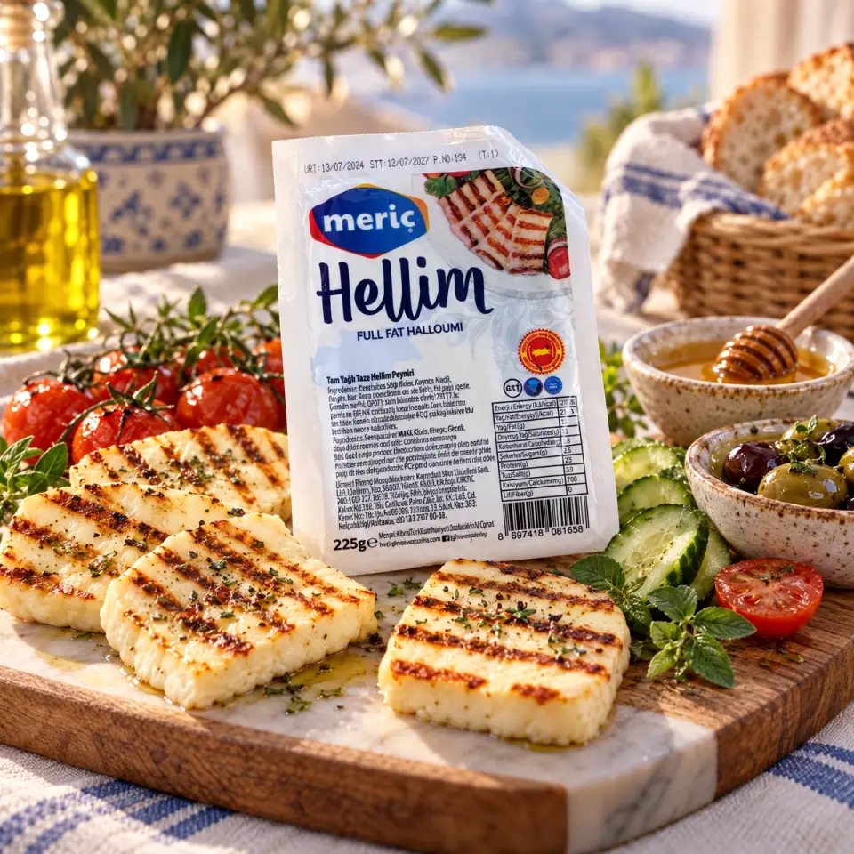 Meriç Tam Yağlı Hellim Peyniri 225 gr