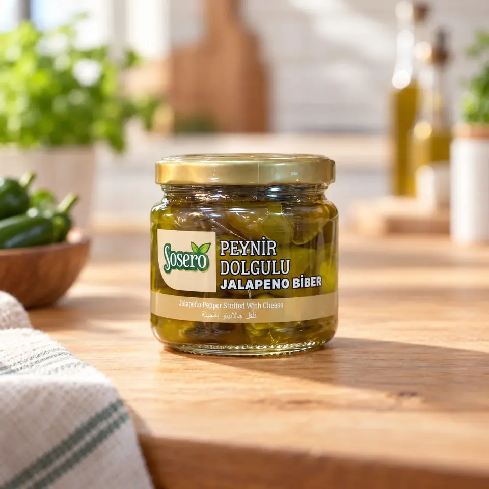 Sosero Peynir Dolgulu Jalapeno Biber 290 gr